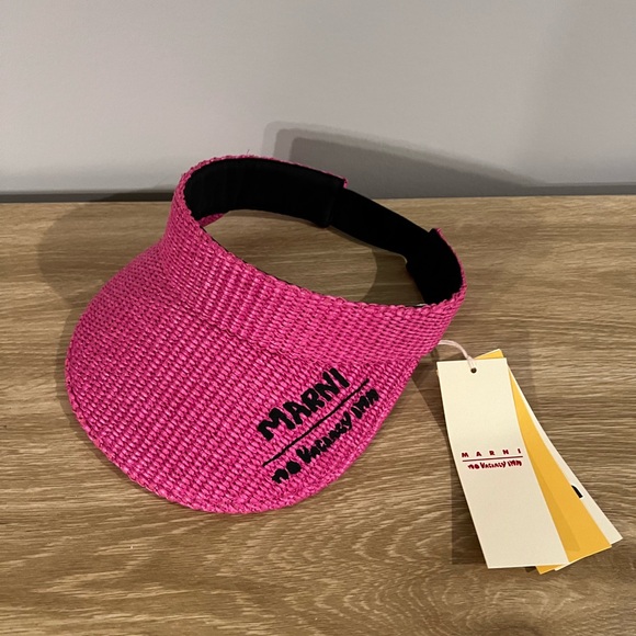 Pink Marni Visor Hat - Picture 4 of 6